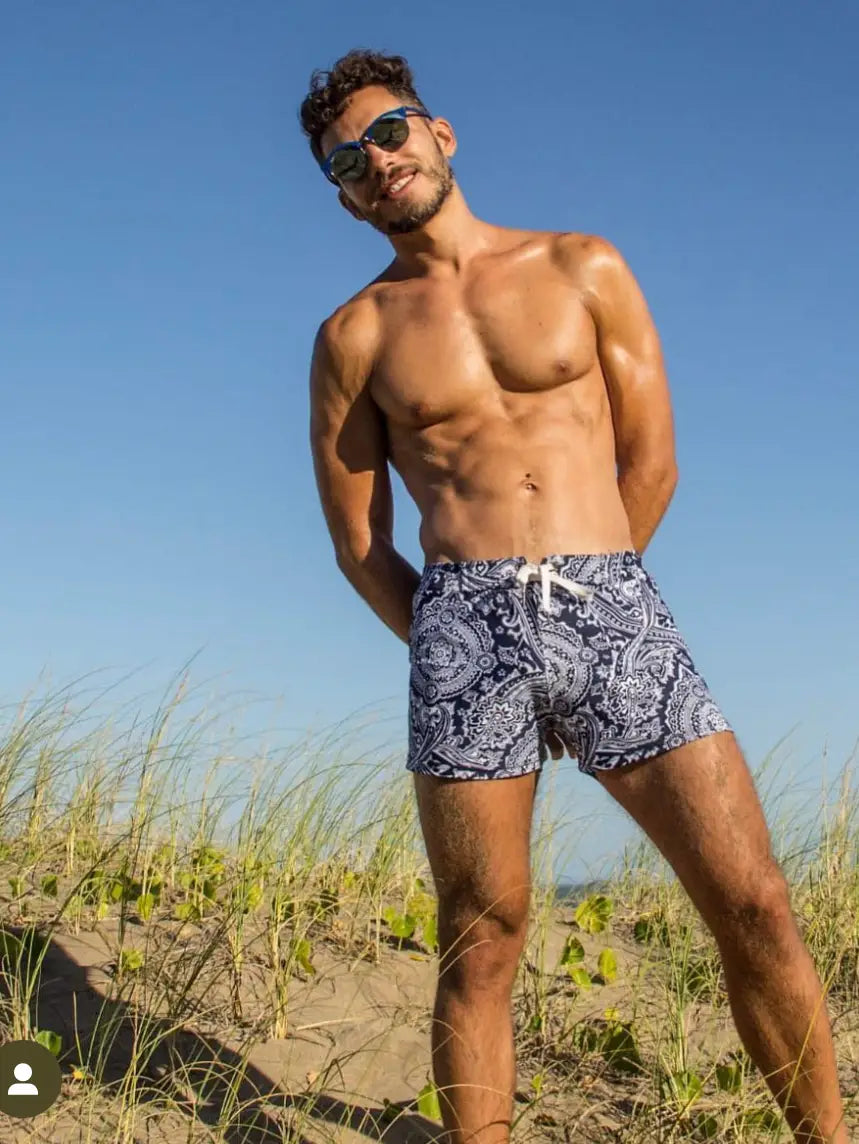 Capri Swimshorts – Bulgary | Stretch Swim Trunks with Exclusive Print