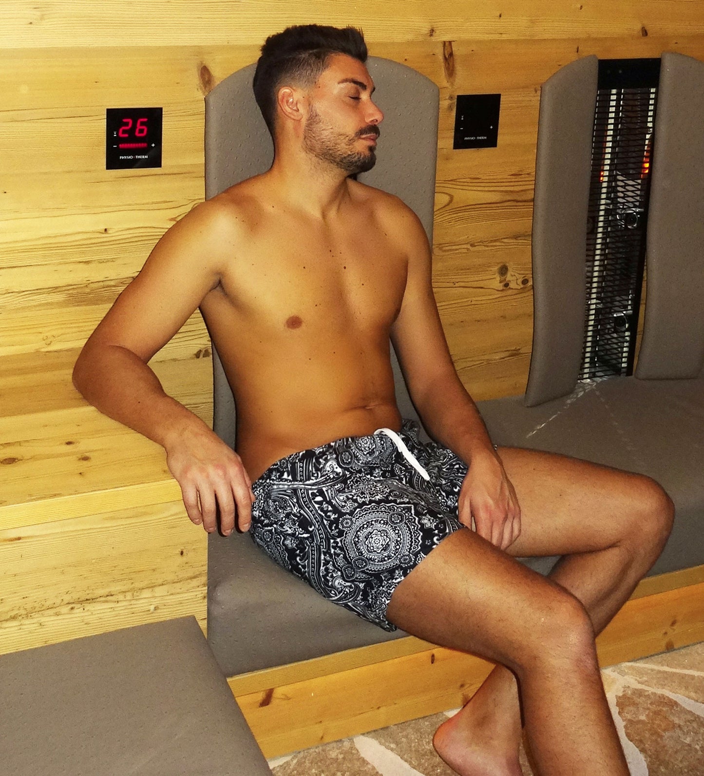 Monaco Swim Shorts – Bulgary Black | Classic Fit & Exclusive Design