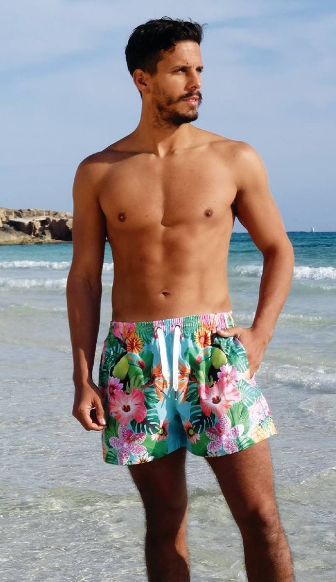 Niza Swimshorts – Selvático | Short Swim Trunks with Elastic Waist