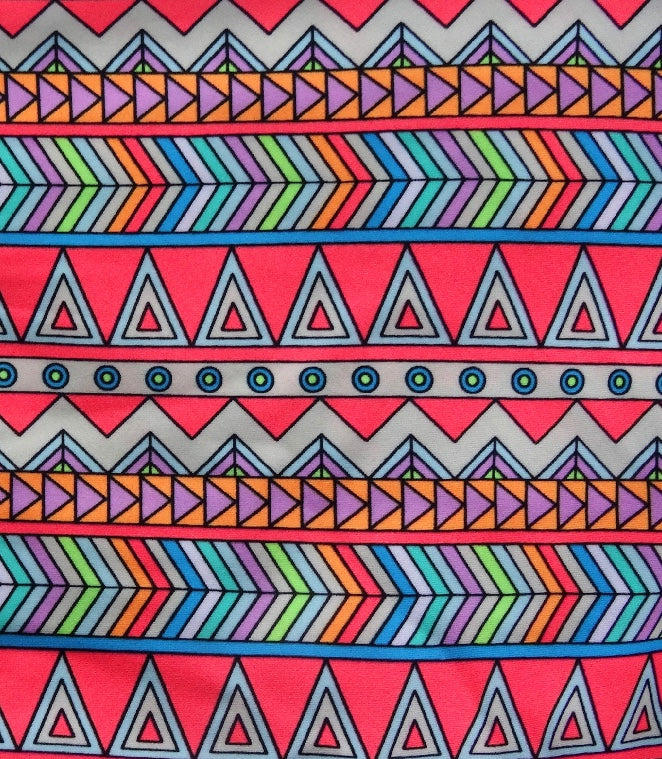 Beverly Bikini Set – Ethnic | Bandeau Top & Brazilian Cut Bottoms