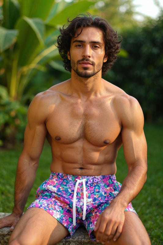 Niza Swim Shorts – Pradera Print | Classic Fit & Exclusive Design