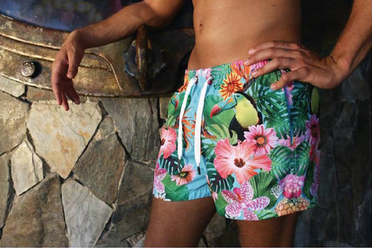 Niza Swimshorts – Selvático | Short Swim Trunks with Elastic Waist