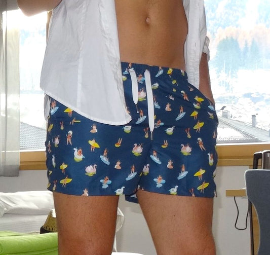Monaco Swim Shorts – Swimming | Classic Fit & Elastic Waistband