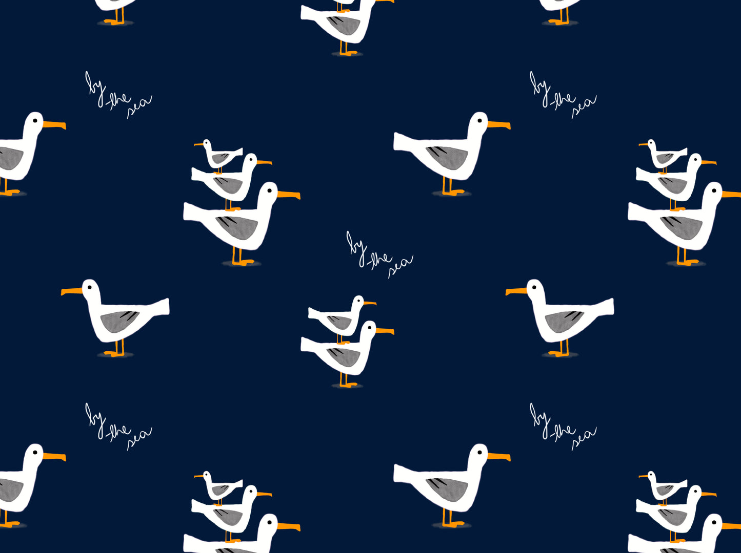 Niza Swimshorts – Seagull Navy | Short Swim Trunks with Elastic Waist