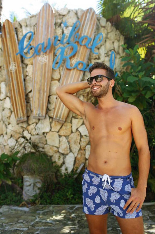 Santorini Swim Shorts – Bulgary | Ultra Short & Exclusive Design