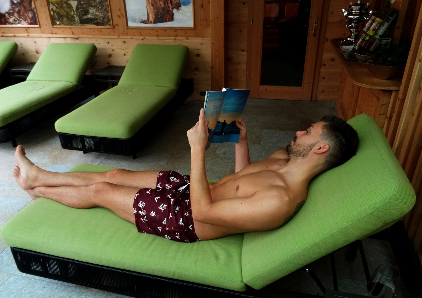 Monaco Swim Shorts – Seagull Bordeaux | Classic Fit & Exclusive Design