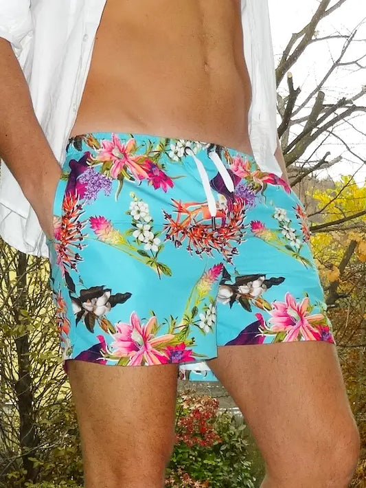 Monaco Swim Shorts – Exotic Turquoise | Classic Fit & Elastic Waistband